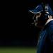 Chelsea Head Coach Brad Bush upset in the first half against Lincoln High School on Friday. The score at halftime was 14-14. Daniel Brenner I AnnArbor.com